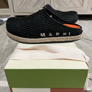Marni Shabot ribbon-tie slides